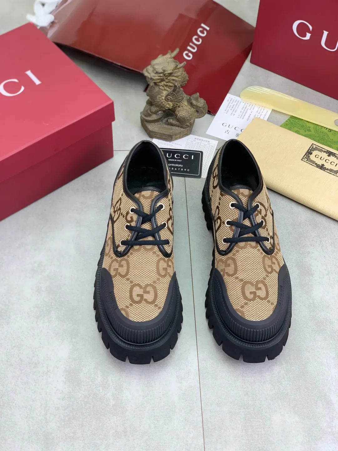 Men's Men's Shoes 💰P420 💰【New Style】 Gucci lazy slip-on couple 🧑‍🤝‍🧑 style high-top leather shoes hot selection (Gucci GUCCI) official website latest Gucci lazy 🎁 leather shoes, hot style 💥 style is simple and elegant, exclusive for trendy men. Unique official website latest brand original double G pressure Floral elements 👑 Original Gucci decoration, fashionable and elegant, fabric original calfskin with double G denim ✅ Fully imported soft sheepskin lining, official website designated wear-resistant lightweight foam business outsole, classic model taken in kind 🎬 Size: 35-46 Various colors available